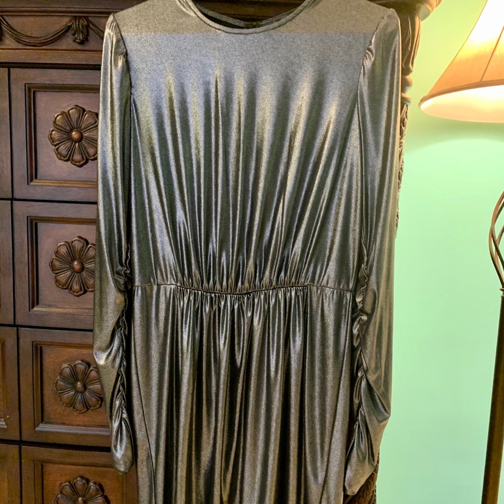 AQUA Bloomingdale’s Silver Dress - Perfect 4 NYE!